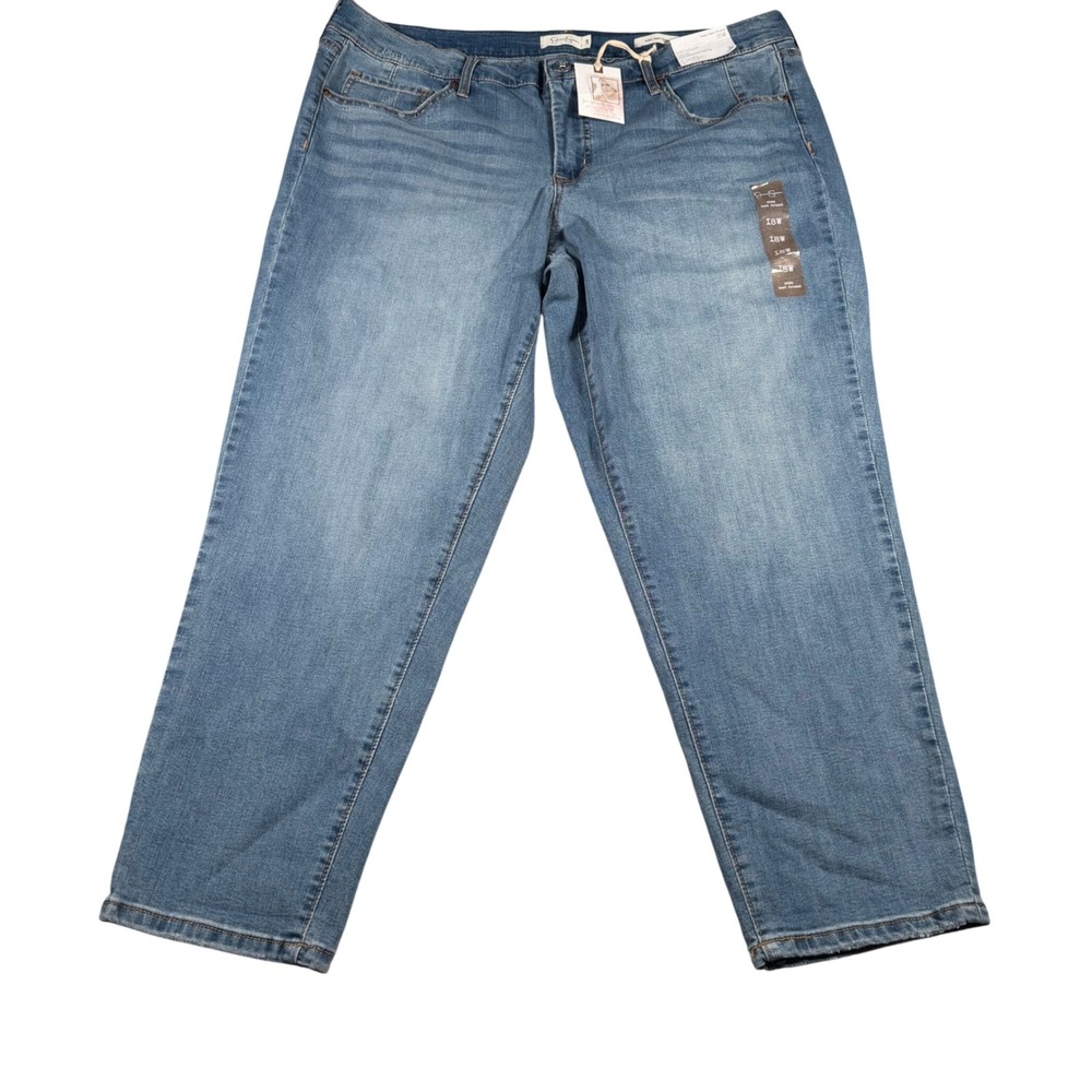 Jessica Simpson Mika Best Friend Jean Women 18W(FIT 40x27) Blue Straight Leg NEW